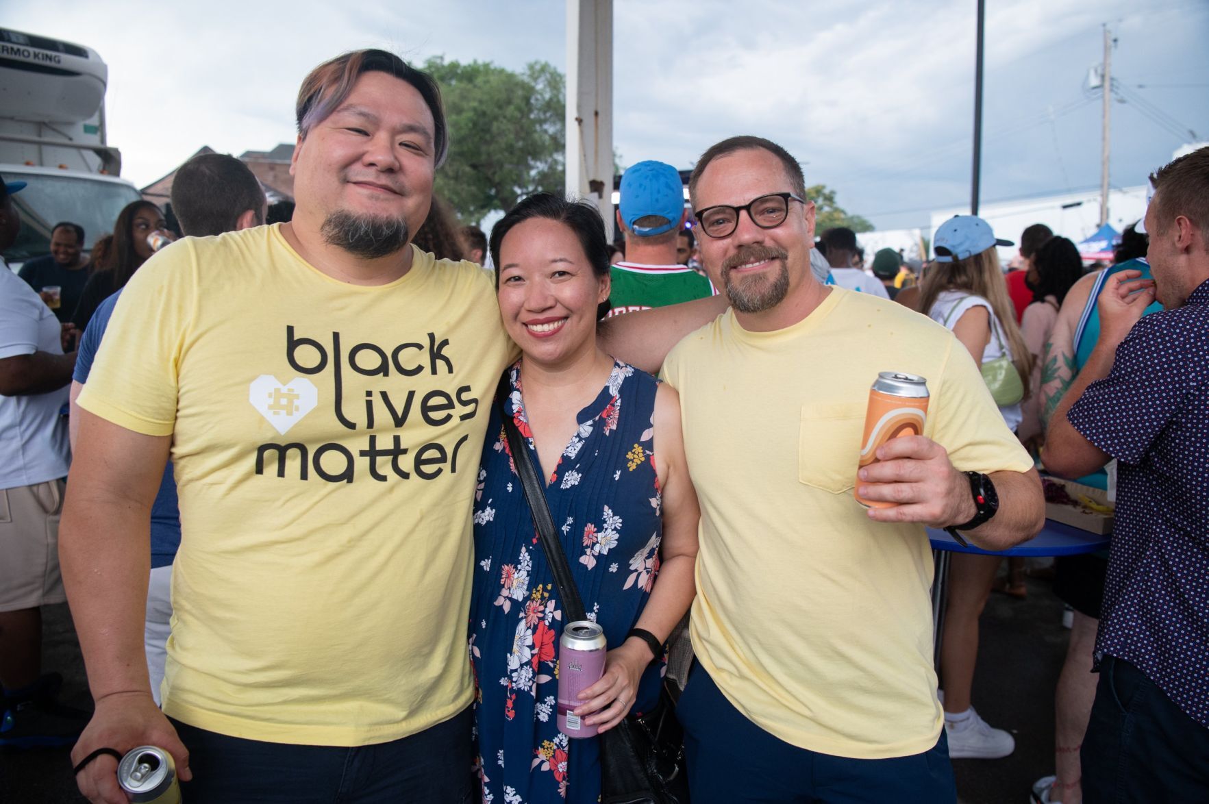 Busta Rhymes at Seoul Taco's anniversary block party